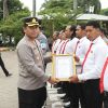 31 Personel Polres Nganjuk Berprestasi Terima Penghargaan Ungkap kasus Pembunuhan dan Perampasan Motor