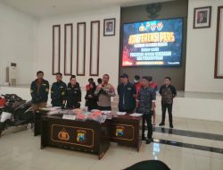 Satreskrim  Polrestabes surabaya ungkap kasus curas dan pengeroyokan di jalan karah