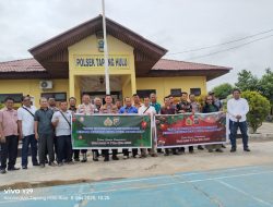 Kapolsek Tapung Hulu, Riko gelar rapat koordinasi Dengan Sejumlah Pengurus Gereja untuk mempersiapkan pengamanan perayaan “NATARU”
