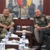 Pertemuan Pangdam V Brawijaya dan Kapusziad Bahas Penguatan Pembinaan Zeni