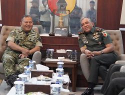 Pertemuan Pangdam V Brawijaya dan Kapusziad Bahas Penguatan Pembinaan Zeni