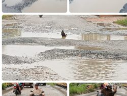 Jalan Lintas Riau–Rohul di Kasikan Hancur Lebur, Warga Terancam Jadi Korban Jelang Arus Mudik Nataru