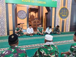 Do’a Bersama Kodim 0817/Gresik Peringati Hari Juang TNI AD 2025 dan HUT KE-77 Kodam V/Brawijaya