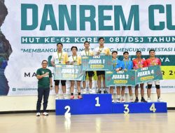 Kejuaraan Danrem Cup Jadi Momentum Pembinaan Olahraga Nasional