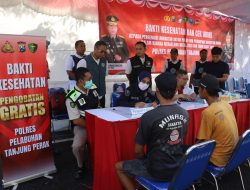 Jelang Nataru 2026, Polres Pelabuhan Tanjung Perak Gelar Cek Kesehatan Gratis di Gate Pelabuhan Jamrud