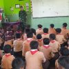 Melalui Perjusami, Babinsa Balongpanggang Beri Motivasi dan Semangat Belajar Siswa MI Hidayatul Ulum