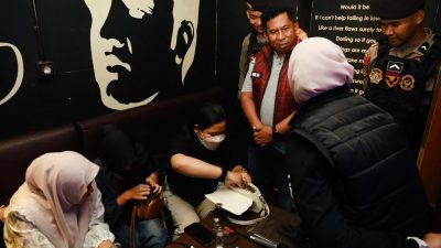 Jelang Nataru Polres Jember Gelar Razia Tempat Hiburan Malam