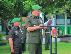 Semangat Kodim 0828/Sampang, Gelar Upacara Hari Juang TNI AD ke – 80 Tahun 2025