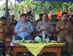 Kapolres Nganjuk Hadiri PWI Nganjuk Green Movement 2025, Tanam 1.000 Pohon Cegah Bencana
