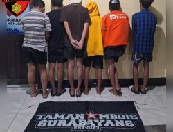 Polres Pelabuhan Tanjungperak Amankan Remaja Bersajam Begal Motor di Bulak Surabaya