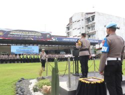 Kapolres Pimpin Apel Gelar Pasukan Ops Zebra Semeru 2025, Kapolres : Kedepankan Langkah Preemtif dan Edukatif