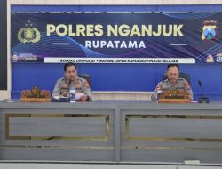 Rakor Lintas Sektoral Ops Lilin Semeru 2025, Polres Nganjuk Matangkan Kesiapan Nataru