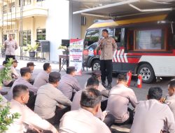 Polres Nganjuk Gandeng Damkar dan Kominfo, Perkuat Kesiapsiagaan Bhabinkamtibmas Hadapi Kebakaran dan Hoaks