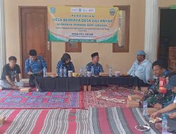 Babinsa Koramil Kamal Hadiri Peresmian Desa Berdaya Budaya Ternak Sapi Unggul di Gili Anyar