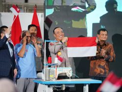 Wakapolri Resmikan Kembali Operasional Pabrik Garmen Wonghang Bersaudara di Pemalang