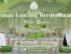 Danau Lancang Ajak Warga Bersholawat Sambut Milad Perdana Majlis Nurun Nabawi