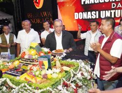 Korem 084/Bhaskara Jaya Salurkan Bantuan untuk Korban Banjir Sumatera di HUT Kodam V/Brawijaya