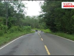 Akses Jalan Lintas Timur Mulai Licin, Saat Musim Hujan Tiba