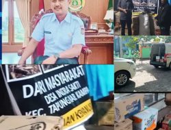 Pemdes Indra Sakti Himpun Rp16,5 Juta, Berangkatkan Dua Ambulans Bantu Korban Banjir Aceh