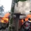 Api Menyambar dalam 10 Menit, Rumah Buruh Panen di Tapung Hulu Ludes Tanpa Sisa