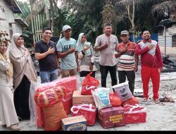 Kehadiran Negara di Tengah Abu: Kades Danau Lancang Antar Langsung Bantuan Korban Kebakaran