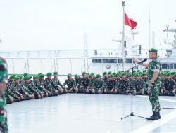 Irdam V/Brawijaya Pimpin Apel Pemberangkatan Satgas TNI Tangani Bencana Alam di Aceh Utara