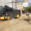 Water Cannon Disemprotkan di Jalan Lintas Aceh Selatan, Polri Minimalisir Debu Pasca Banjir