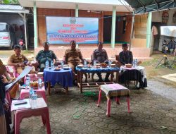 Danramil 0829-06/Tanah Merah Hadiri Pelantikan Perangkat Desa Jangkar