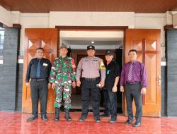 Berikan Rasa Aman, Polres Pelabuhan Tanjung Perak Gelar Pengamanan Kebaktian Umat Kristiani.