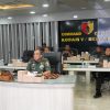 Pangdam V Brawijaya Ikuti Zoom Meeting Kasad Bahas Percepatan Operasional Satgas Jembatan TNI AD