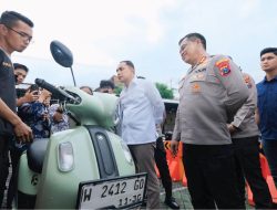 Sesi 1 Bazar Ranmor Polrestabes Surabaya, 52 Motor Hasil Ungkap Curanmor Telah Kembali ke Pemilik