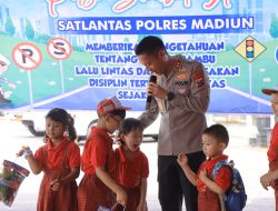 Polisi Sahabat Anak : Polres Madiun Edukasi Tertib Lalin Sejak Dini