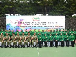 Kejuaraan Tenis HUT ke-80 Persit di Surabaya, Ajang Kebersamaan dan Sportivitas