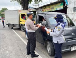Polres Nganjuk Gelar Operasi Gabungan, Perketat Inspeksi Keselamatan Angkutan Jalan