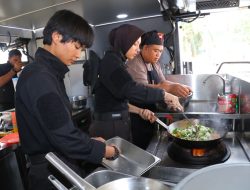 Hari ke-6 Latsitardanus 2026, Taruna Akpol Masak di Dapur Lapangan untuk Ratusan Warga Aceh Tamiang
