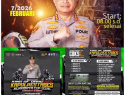 Ayo Arek-Arek!!!!, Ajang King of Drag Bike Kapolrestabes Surabaya Cup 2026, Nonton Gratis di GBT Surabaya