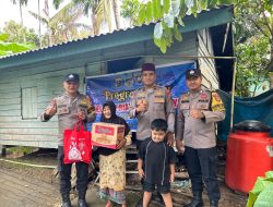 “Bukan Sekadar Sembako, JALUR Polres Kampar Bawa Pesan Kepedulian ke Pelosok Balam Jaya”.