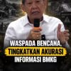 Bela Rakyat, Hamka B. Kady Dorong BMKG Pastikan Informasi Bencana Akurat