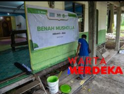 Inisiatif Zakat Indonesia (IZI) Riau Benah Mushollah di Wilayah 3T Jelang Ramadhan