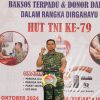 Korem 084/Bhaskara Jaya Gelar Bakti Sosial Meriah dalam Rangka HUT Ke-79 TNI