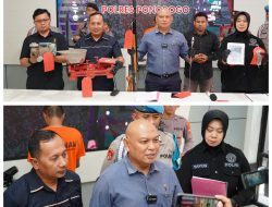 Polres Ponorogo Berhasil Amankan Tersangka Pencuri yang Pukul Korban Pakai Kunci Inggris