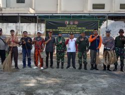 Koramil Rungkut Gelar Karya Bakti Bersama Komponen Pemerintah dan Masyarakat dalam Rangka HUT Ke-79 TNI