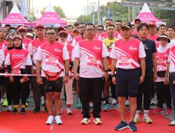 Mome Penting Satukan Kebersamaan, Dirdik Kodiklatal Ikuti Fun Run 5K Hari Kesehatan TNI AL