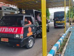 Anggota Kodim 0829 Ikuti Apel Gabungan TNI-Polri Amankan Wilayah