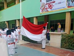 Bripka Muhairi Jadi Pembina Upacara di Saceng 2, Ajak Pelajar Hindari Narkoba, Tawuran dan Kenakalan Remaja