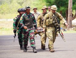 Humanis, Prajurit TNI Dan ADF Latihan Operasi Evakuasi Warga Sipil