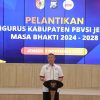 Kapolda Jatim Lantik Pengurus PBVSI Kabupaten Jember Masa Bhakti 2024-2028