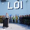 Delegasi TNI On Board di HMAS Adelaide Resmikan Latgabma Keris Woomera 2024