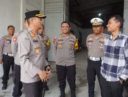 Kapolres Mojokerto Kota Tinjau Gudang Logistik KPU, Pastikan Keamanan Pilkada 2024