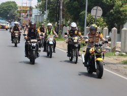 Polres Mojokerto Gelar Patroli Bermotor Pastikan Logistik Pilkada Aman